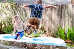 kids jumping